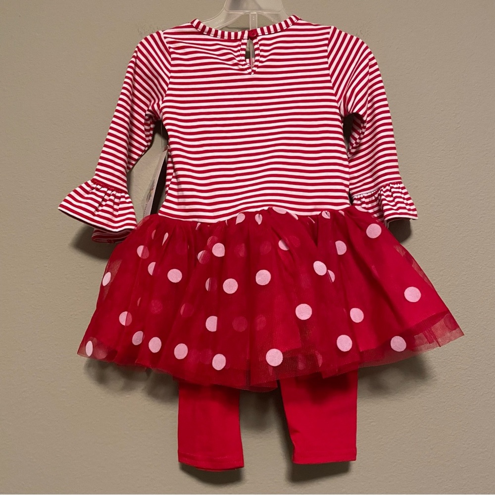 Counting Daisies Santa 2 Piece Outfit - Size 18 Months - Picture 4 of 4